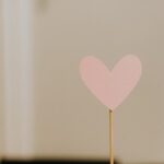 hand writing the words self love
