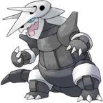 Aggron artwork by Ken Sugimori