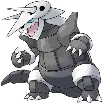 Aggron artwork by Ken Sugimori