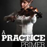 Adult violinist practicing