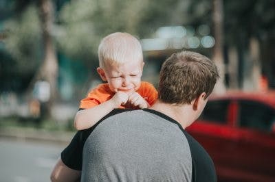 Child looking frustrated, representing a frustrated child with learning disability and cerebral palsy