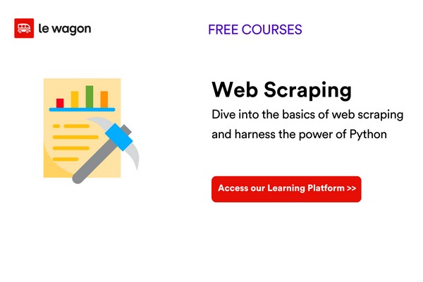 Web scraping is a valuable skill
