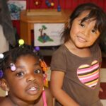 Children learning in a bright classroom at A Brighter Day Quality Learning Center
