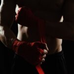boxer shadow boxing