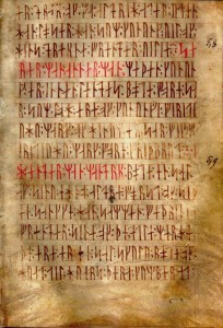 Codex Runicus Law Code Written in Runes