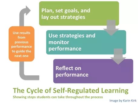 The cycle of self-regulated learning