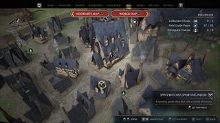Hogwarts Legacy Hogsmeade sprintwitches location