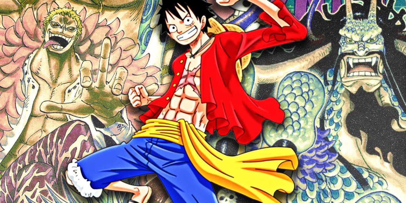 Luffy unleashes Conqueror's Haki at Marineford, disrupting Ace's execution and incapacitating numerous Marine officers