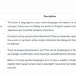 Factors To Consider When Learning An Asian Language