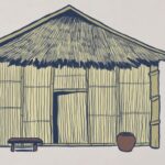 Hmong family with house