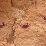 Cave Painting Showing Swimmers