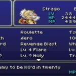 Strago learning Lore using Control