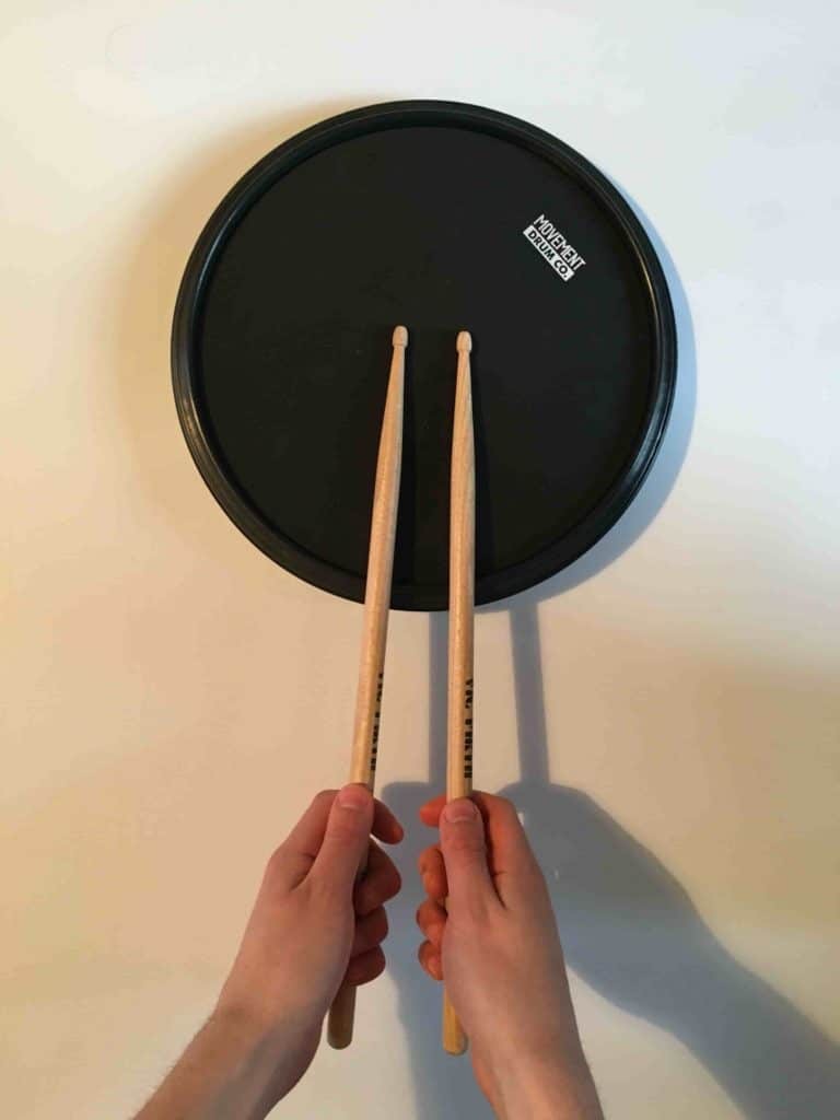 French grip - How to learn drums for beginners