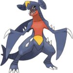 Garchomp artwork by Ken Sugimori