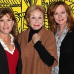 Michael Learned with her TV children from The Waltons in Hollywood