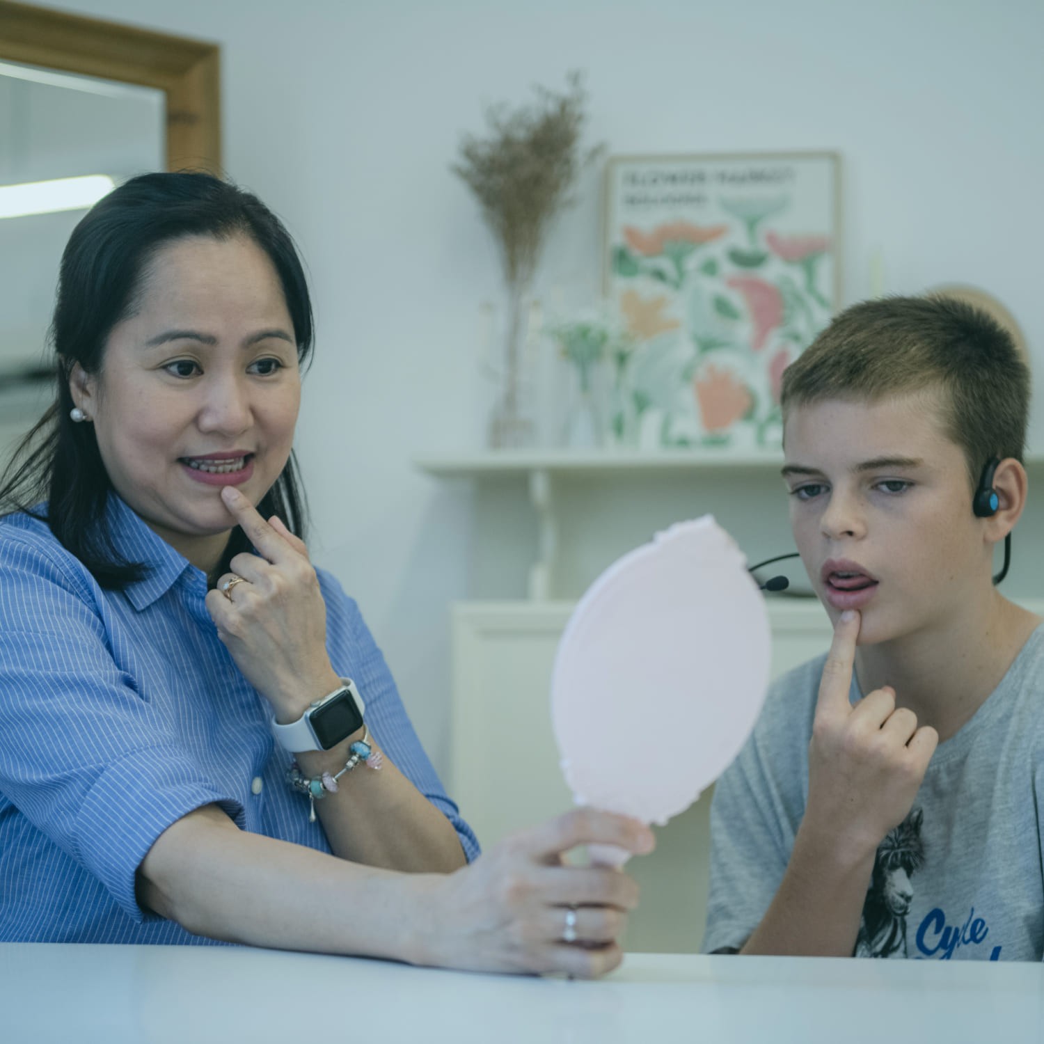 Visual aids for children with autism