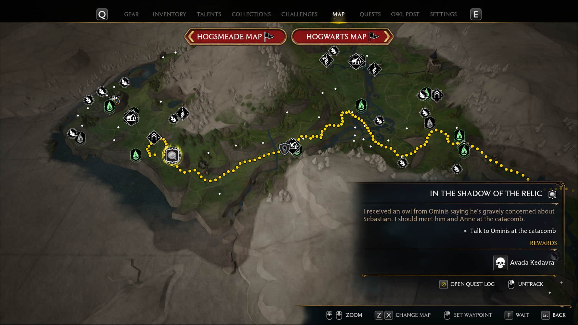 Sebastian Sallow Questline