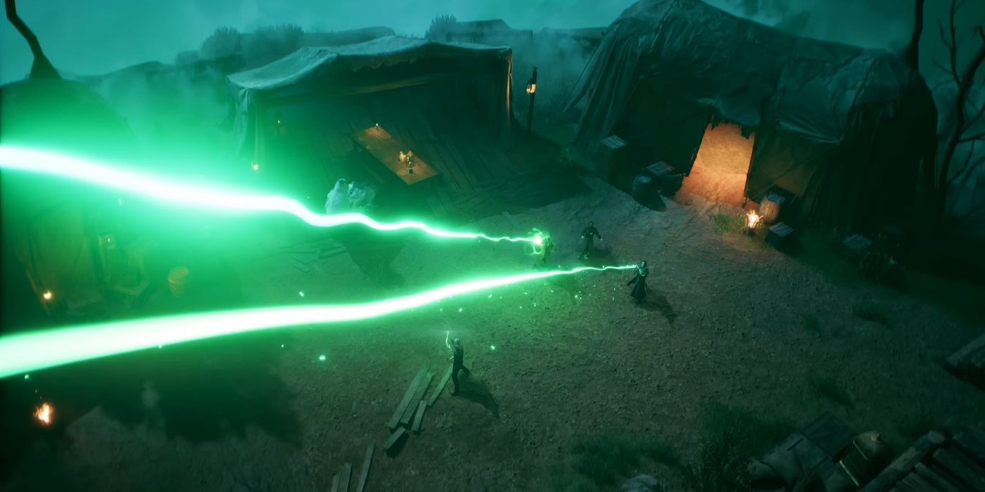 Hogwarts Legacy gameplay, highlighting spellcasting dynamics and character progression