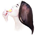 Desensitizing gag reflex with toothbrush