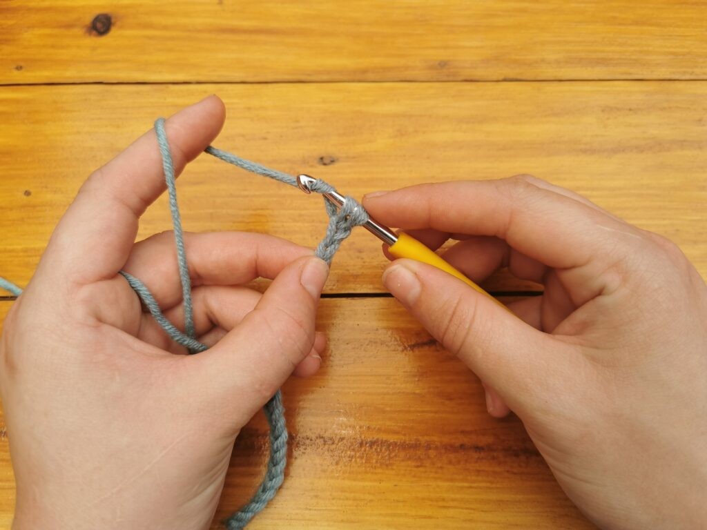 Yarn over the hook