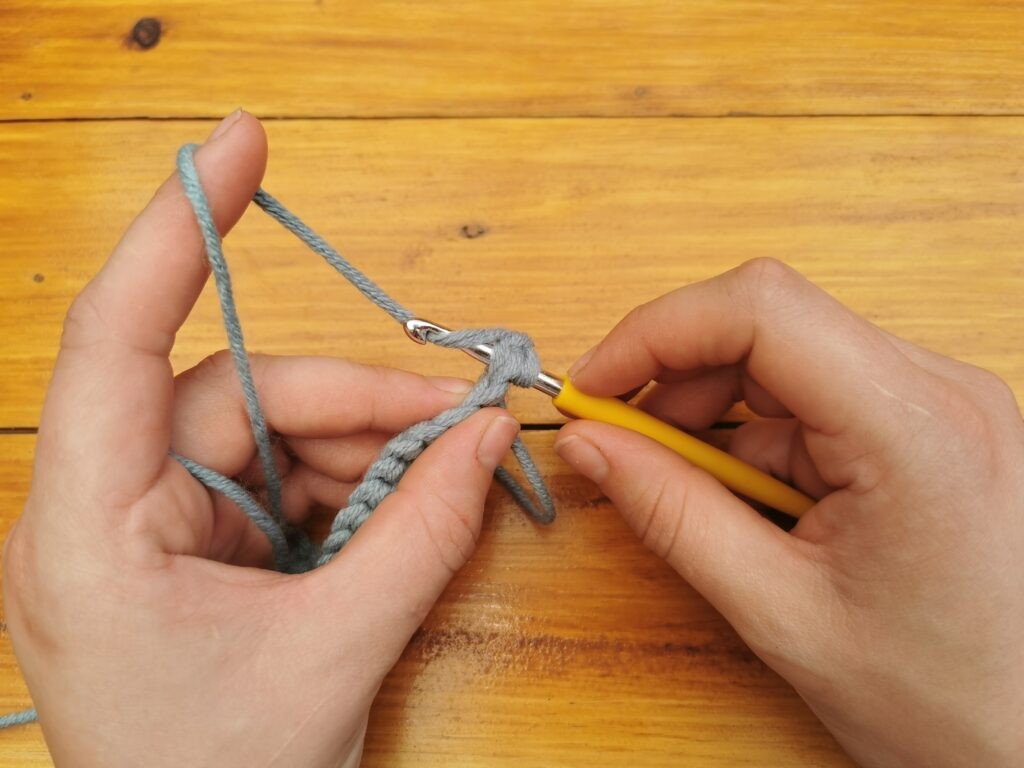 Yarn over the hook