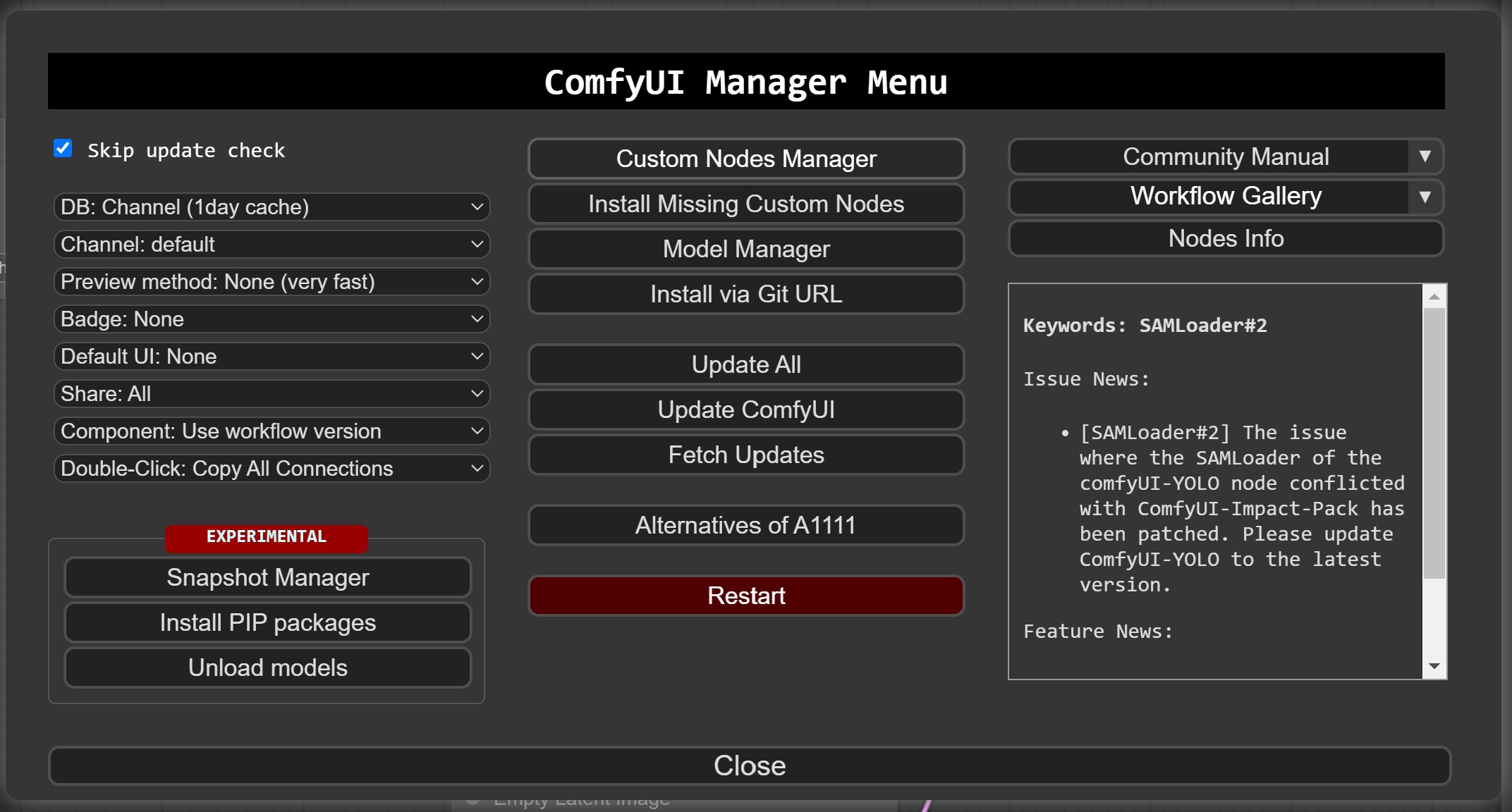 ComfyUI Interface