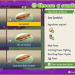 Jam Sandwich in Pokemon Scarlet and Violet