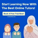 Quran teacher guiding a student