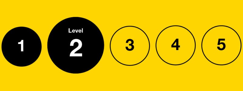 Driving progress levels