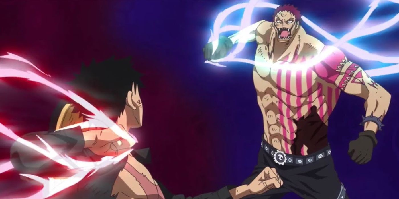 Luffy uses advanced observation haki during the Whole Cake Island Arc