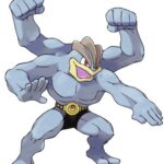Machamp artwork showcasing its muscular physique and four arms
