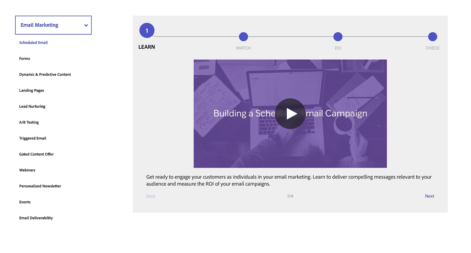 Marketo University Learning Platform
