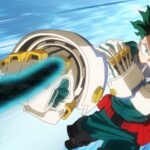 Deku struggling with One For All activation, showing the initial challenges and physical strain.