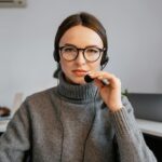 Teenager studying for permit test