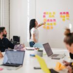 Woman reviewing accounting reports