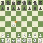 Chess pieces on a chessboard