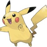 Pikachu using Thunderbolt in the Viridian Forest