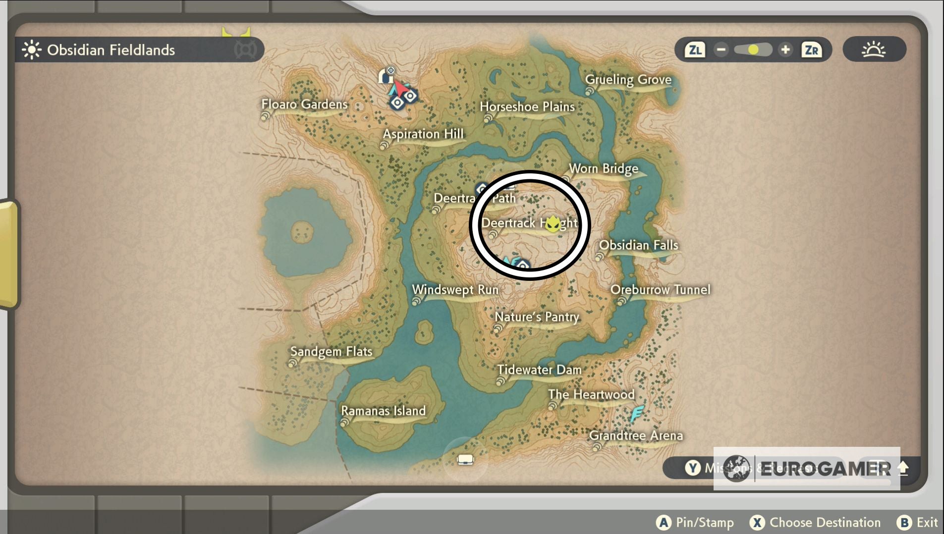 Stantler Location Obsidian Fieldlands