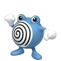 Poliwag evolving into Poliwrath