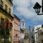 Pelourinho, Salvador de Bahia's historic center, showcasing vibrant colonial architecture and cultural richness