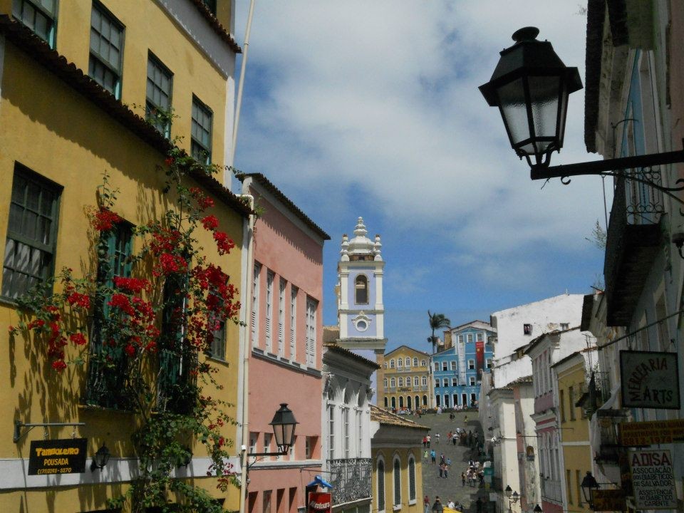 Pelourinho, Salvador de Bahia's historic center, showcasing vibrant colonial architecture and cultural richness