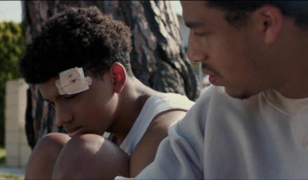 Lonnie Chavis as Eli and Marcus Scribner as Daniel in "How I Learned to Fly" highlighting the brothers' resilience