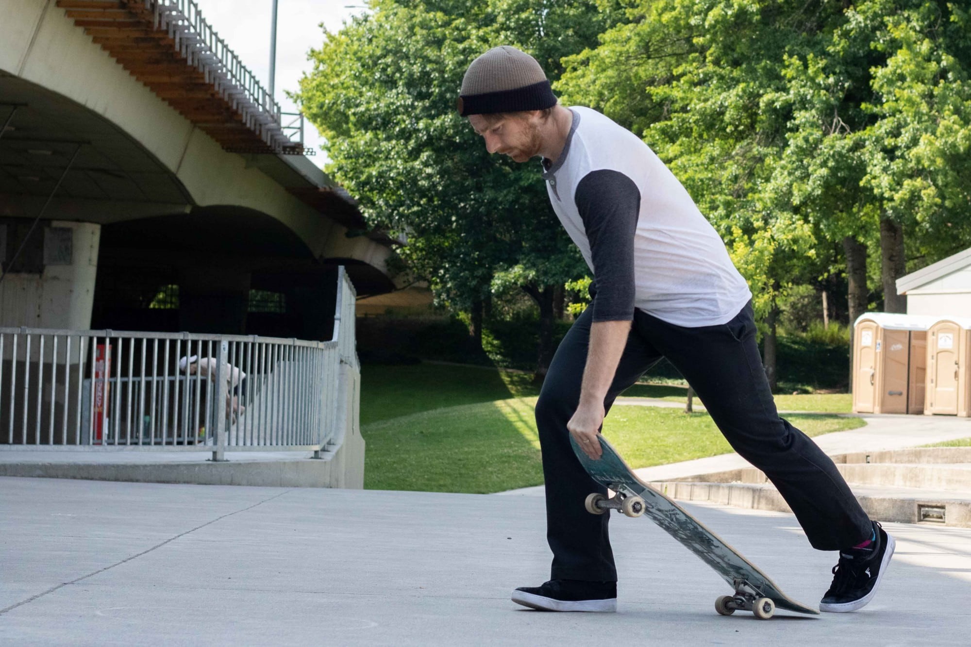 Throwing Down a Skateboard