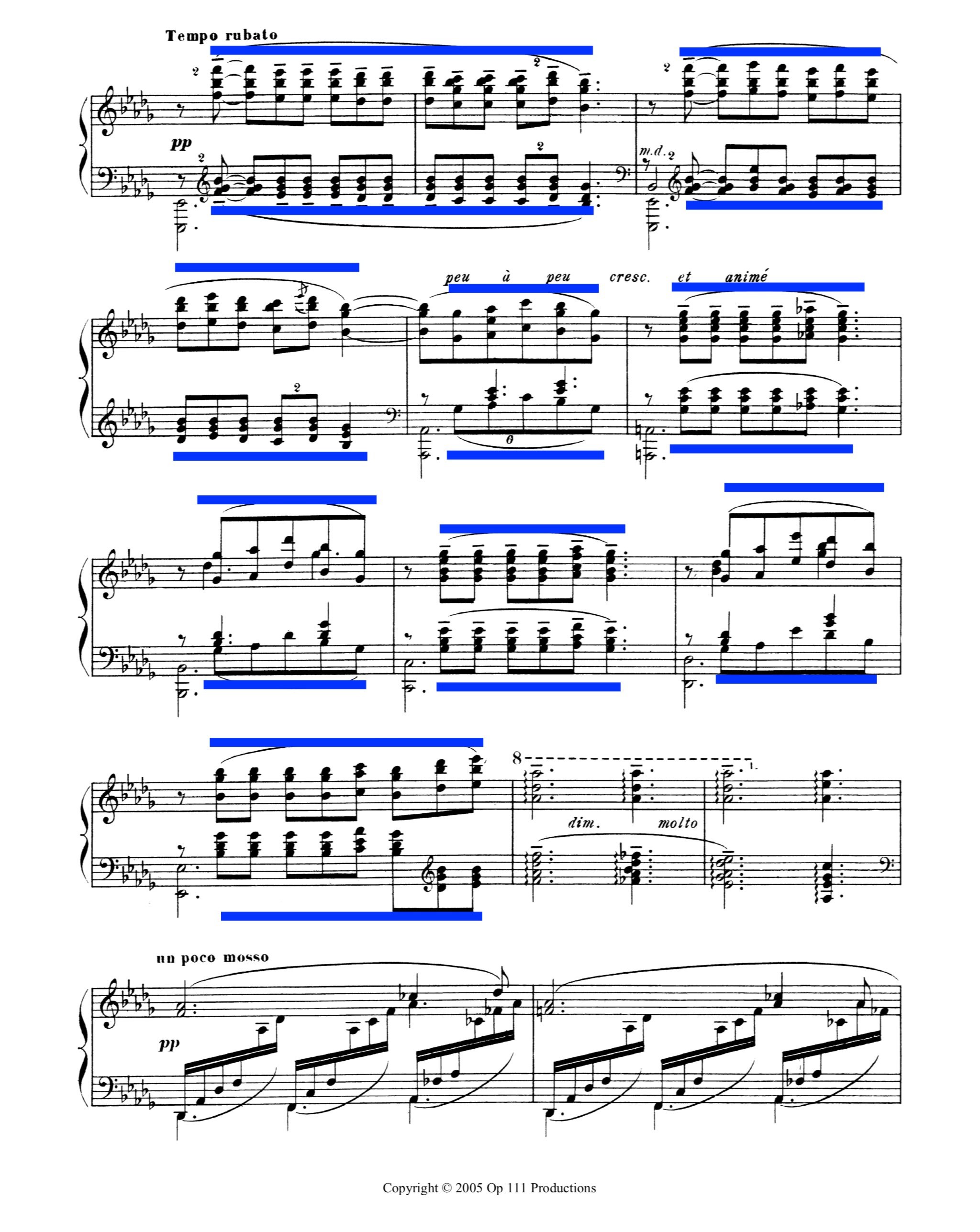 Clair de Lune sheet music