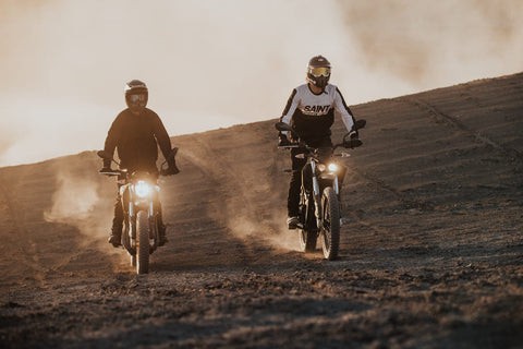 Motorcycle Riders On The Road