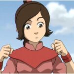 Ty Lee focuses on her fists, demonstrating Chi Blocking