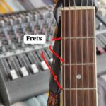 Fretted guitar for easier intonation