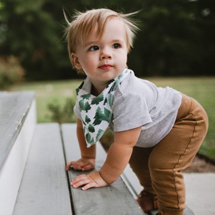 Baby Walking Holding Hands
